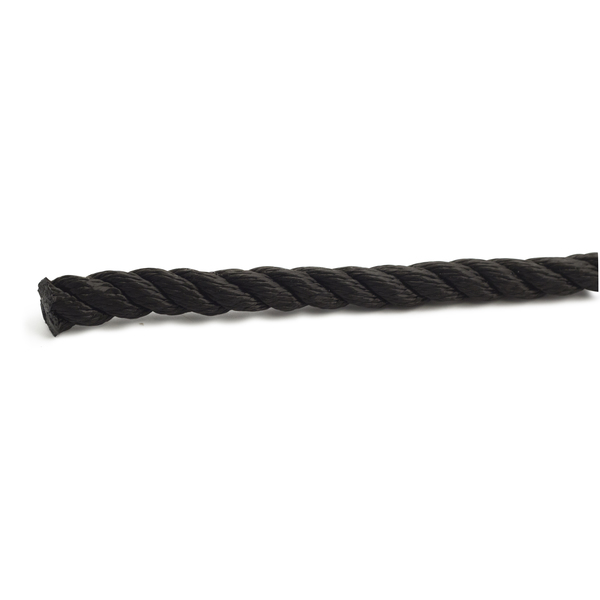 TAU FORTØYNING PP 12MM SORT 10M PP