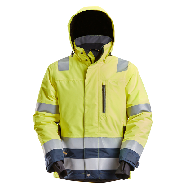 VINTERJAKKE 1132 KL3 GUL/MBLÅ L
