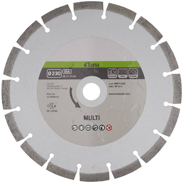 DIAMANTKAPPESKIVE 230X2,2X22 M