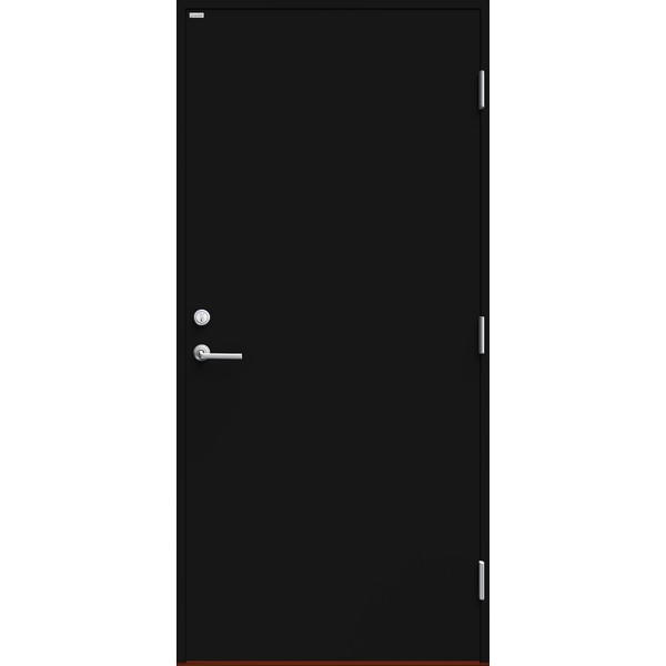 DØR YD ROSE TETT SORT 10X21 V