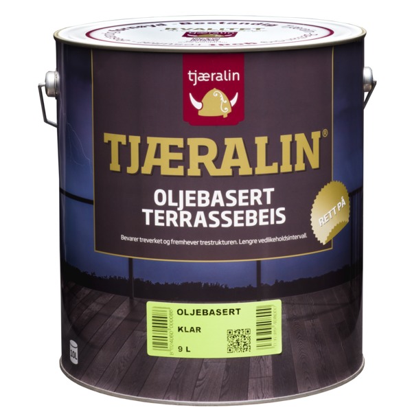 TJÆRALIN OLJEB TERRASSEBEIS GUL 9 L