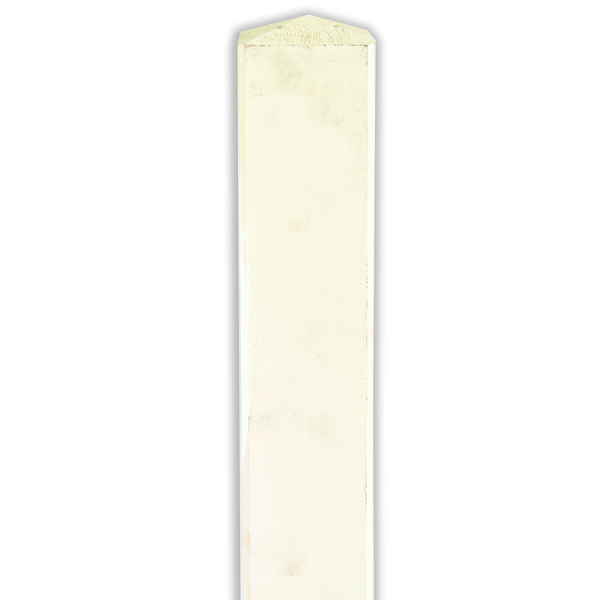 STOLPE FOR LEVEGG HVIT 9X9X100CM