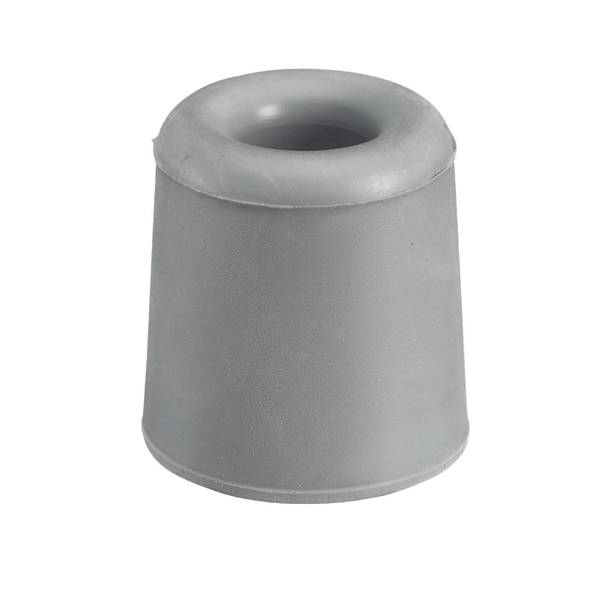 DØRSTOPPER GUMMI GRÅ 30X30MM