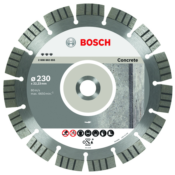 DIAMANTSKIVE 230MM BEST BETONG 230 X 22,23 X 2,4 X 15 MM