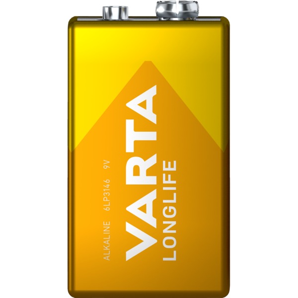 BATTERI ALKALINE LONGLIFE 9V
