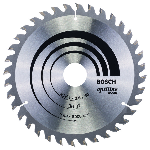 SSAGBL. 184/30/36T BOSCH SIRKELSAGBLAD