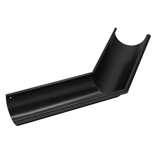 VINKEL UTV 45GR BMI STÅL SORT 125MM