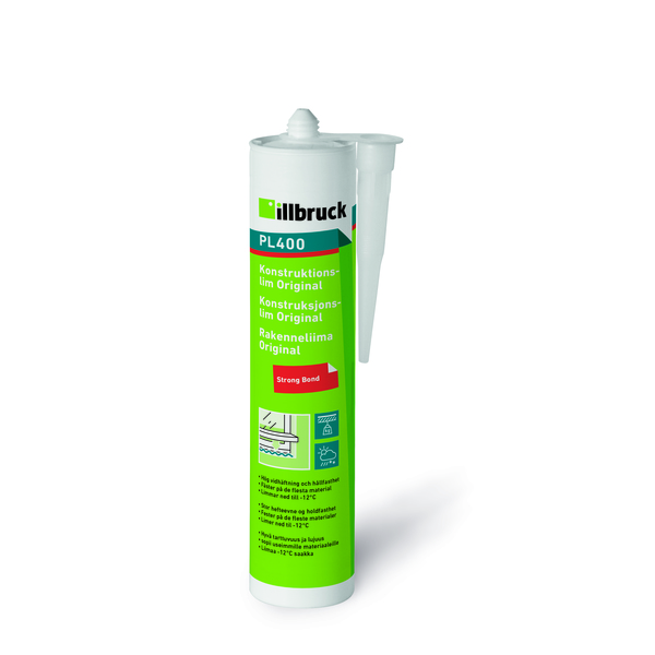 KONTRUKSJONSLIM PL400 WHITE 300ML