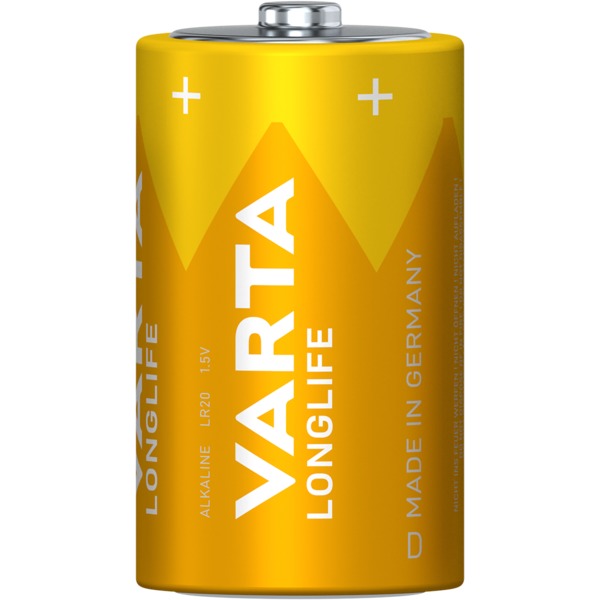BATTERI ALKALINE D MONO 2PK