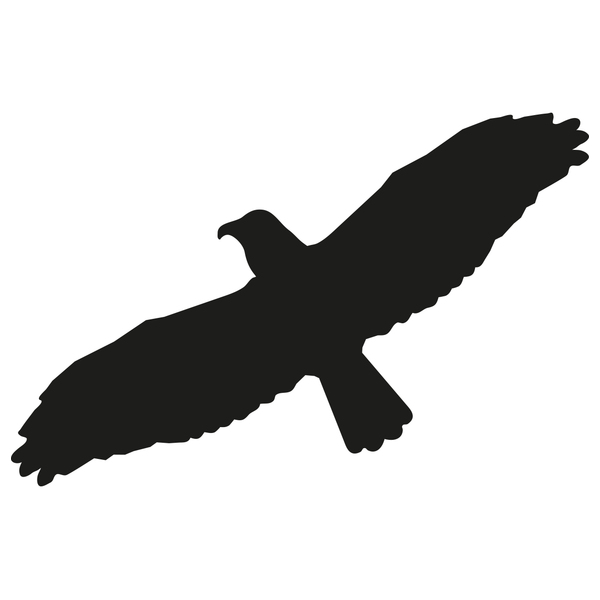 SKILT FUGL SKYGGE 210X130 MM SB
