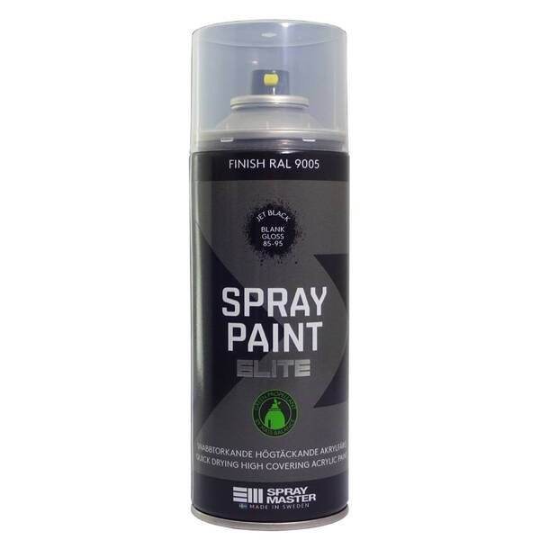 SPRAYMALING ELITE SVART BLANK