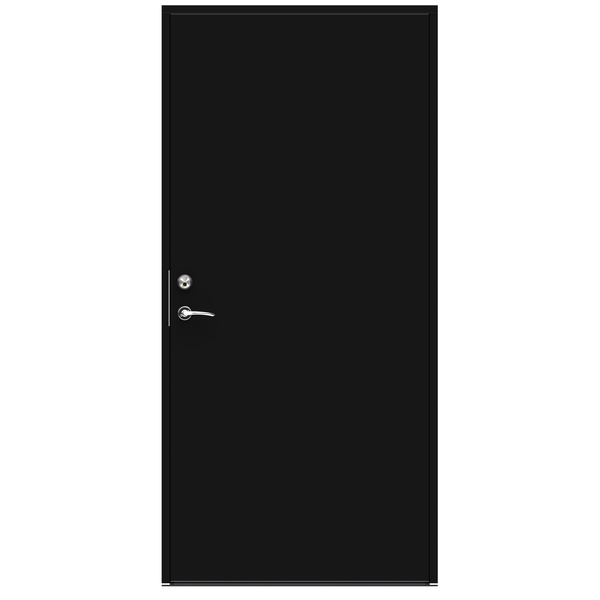 DØRSETT CANVAS 10X21V SVART