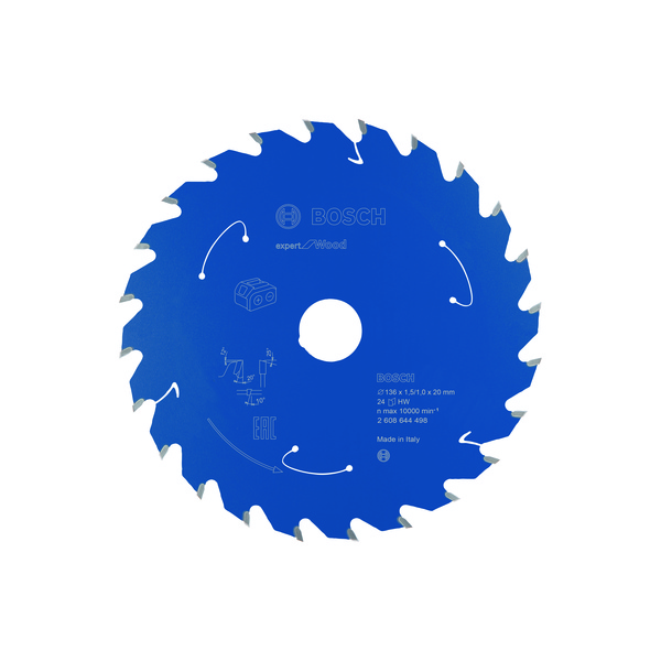 SIRKELSAGBL EX ACU TRE 136X20X1,5MM