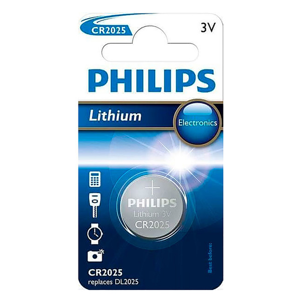 BATTERI CR2025 3V PHILIPS