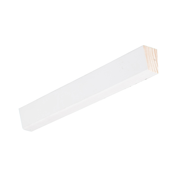 TAKLIST S0500N KLASSISK HVIT FURU 21X34 MM M/RUND KANT