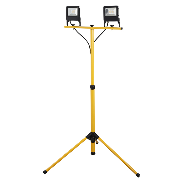 ARBEIDSLAMPE 2X20W M/TELESKOPSTATIV