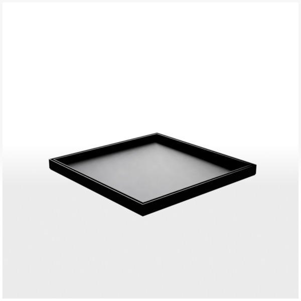 Slukrist Kvadrat Tile Insert Matt Sort
