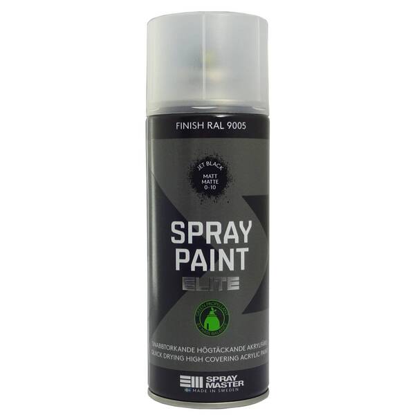 SPRAYMALING ELITE SVART MATT