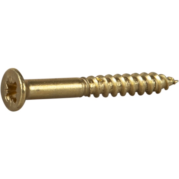TRESKRUE INV SH 3,15X25 MESSING -12