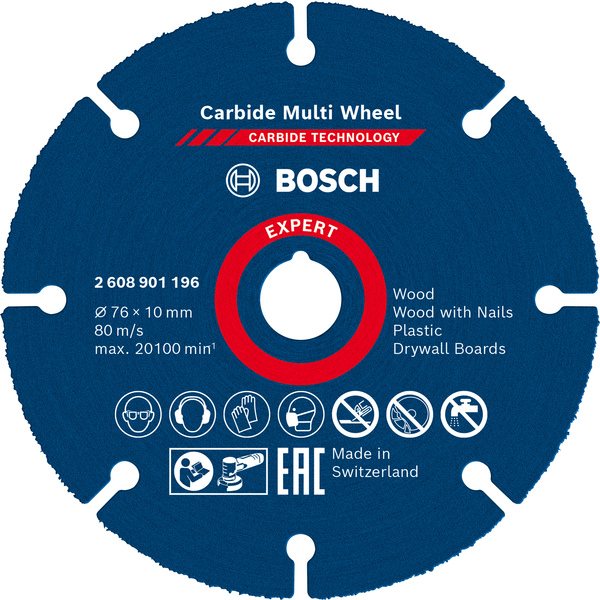 KAPPESKIVE MULTIWHEEL 76X10MM HM