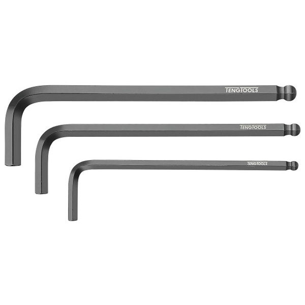 SEKSKANTNØKKEL KULE 4MM CR-MO