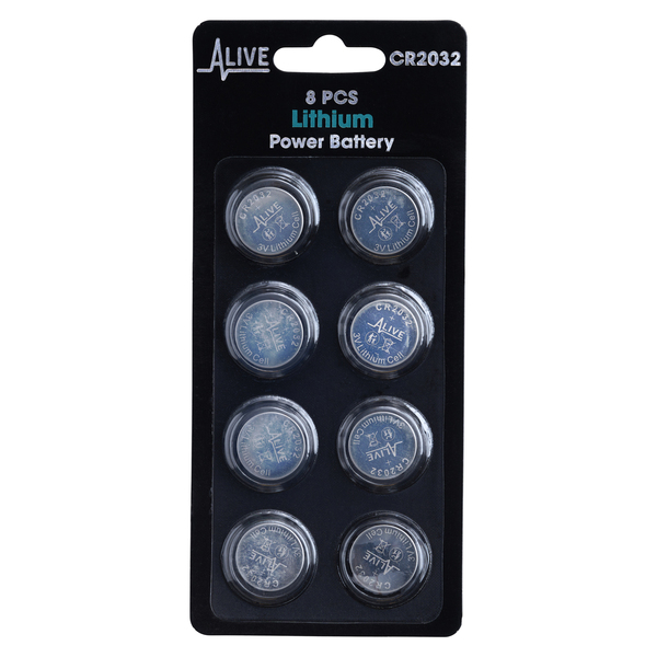 BATTERI ALIVE CR2032 8-PAK