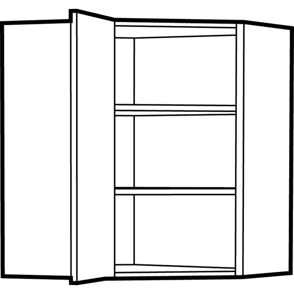 OVERSKAP HJØRNE 60X60 H70,4