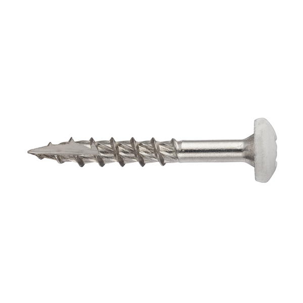 RENNEKROKSKRUE 4,8X35 A2 HVIT A100