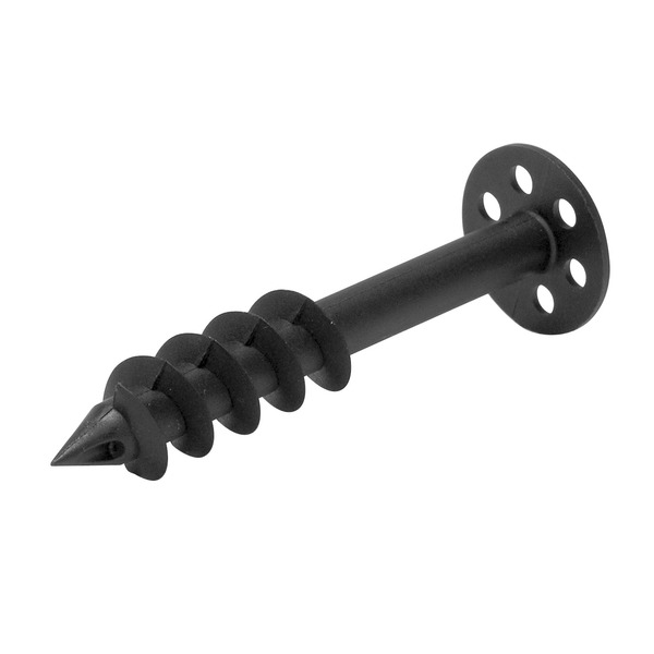 PLASTSKRUE SORT FOR VÅTROMSPL 80MM
