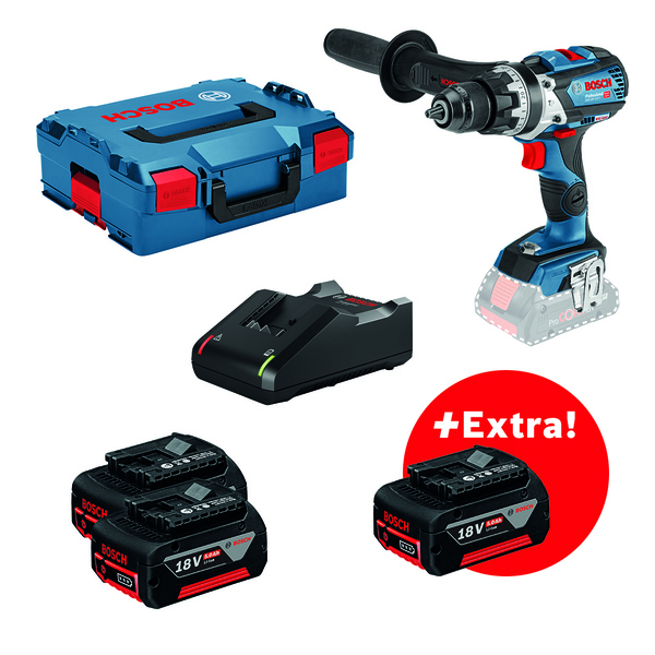 SLAGDRILL GSB 18V-110C 3X5AH L-BOXX