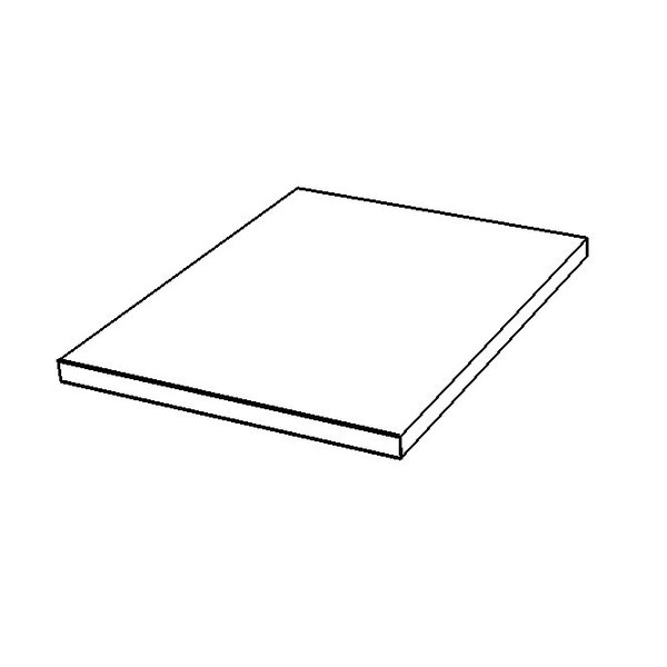 HYLLE OVERSKAP 30CM           WHITE