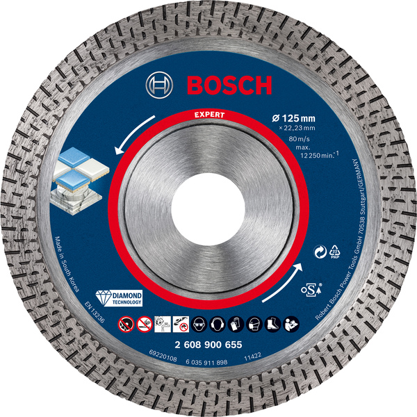 DIAMANTSKIVE HARDCERAMIC 125MM