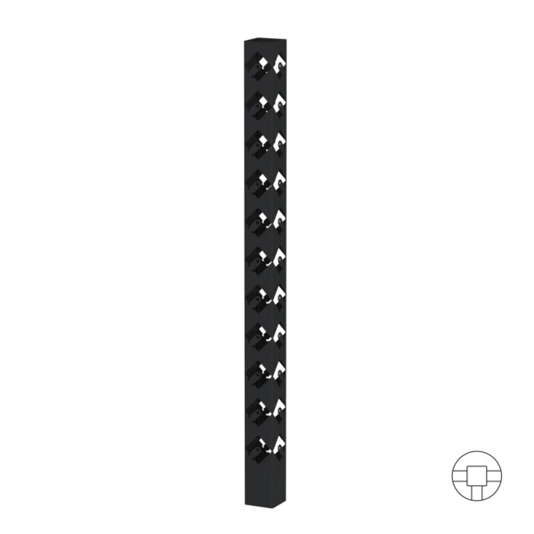 T-STOLPE SORT 102 CM