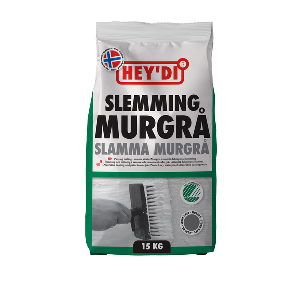 HEYDI SLEMMING MURGRÅ 15KG