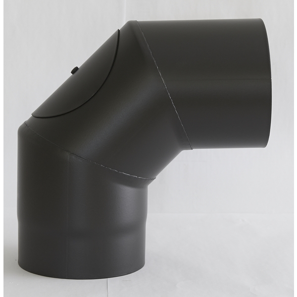 RØYKRØR Ø125 90 GR KNE 3DEL M/L MBE