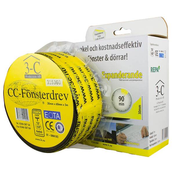 VINDUSTETING UH 30MMX60MMX5M