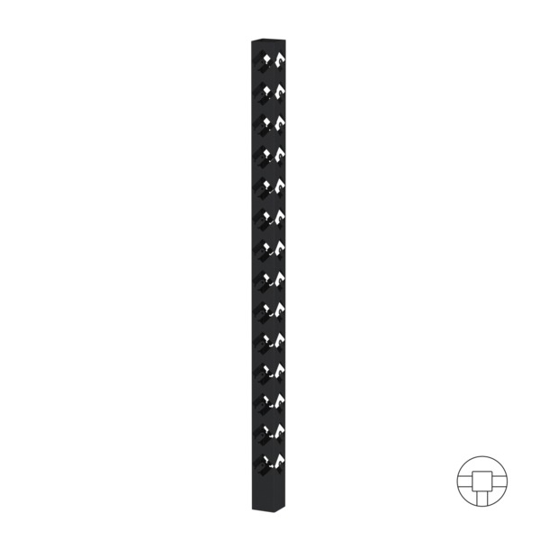 T-STOLPE SORT 127 CM