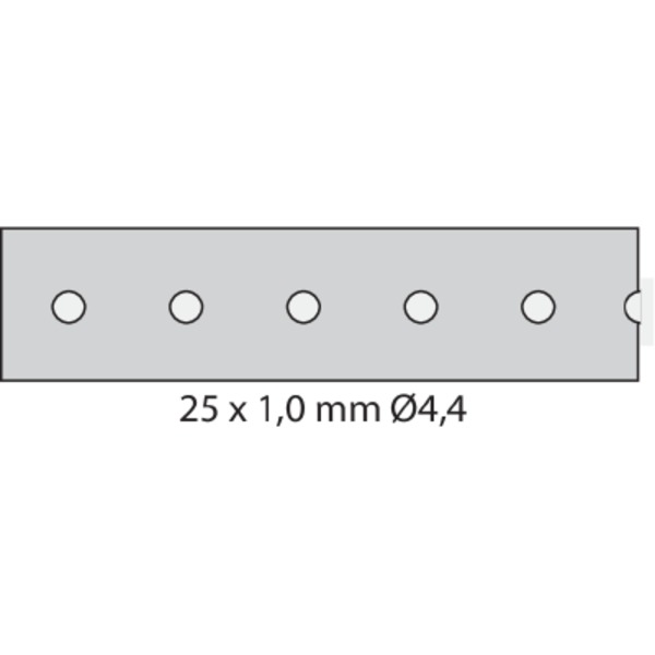 BÅNDJERN 25X1,0/4,4 HULL 10M