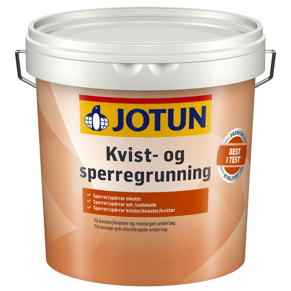 U JOTUN KVIST OG SPERREGRUNN 2,7LTR