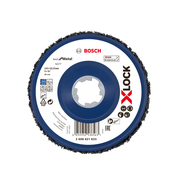 GROVRENGJØRER X-LOCK 125X22MM