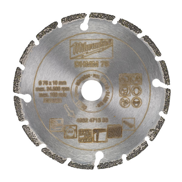 DIAMANTBLAD MULTIMATERIAL 76MM MILW