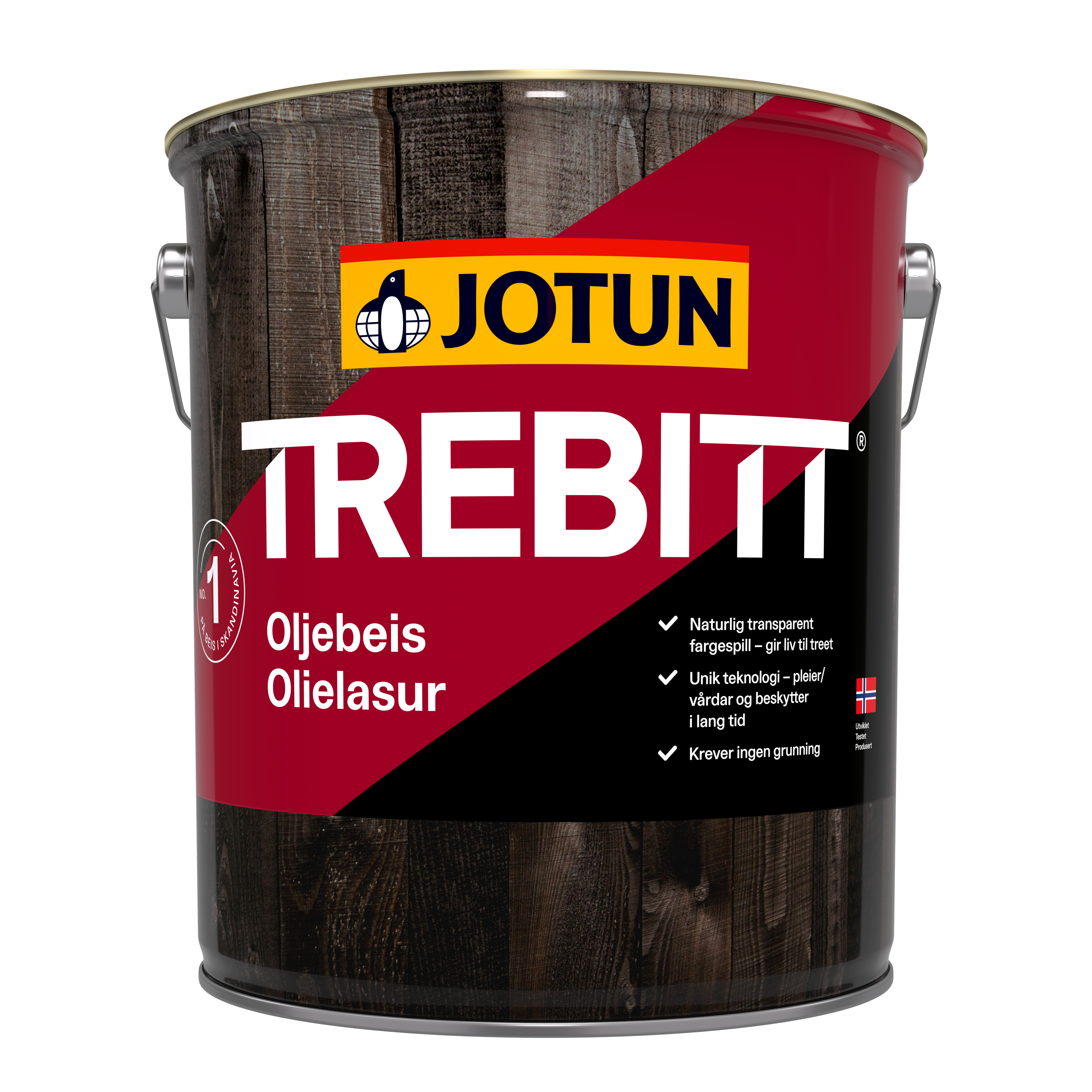 TREBITT OLJEBEIS GUL BASE 4.5L