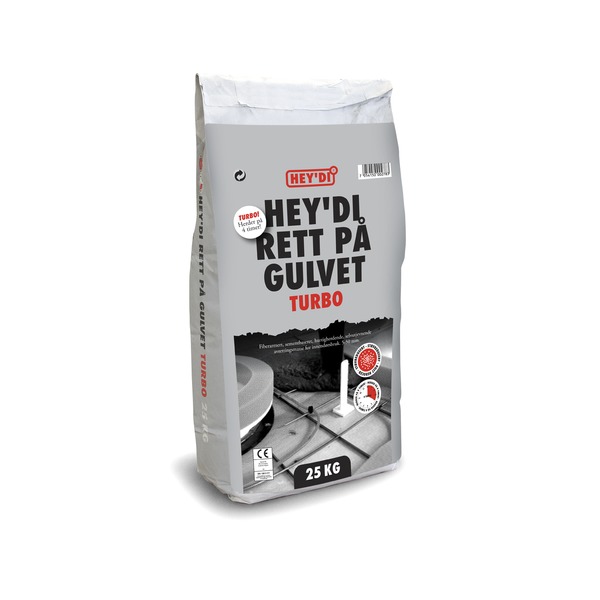 AVRETTING RETT PÅ GULVET TURBO 25KG