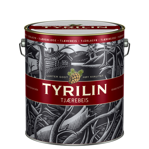 TYRILIN TJÆREBEIS RØDBRUN 10L