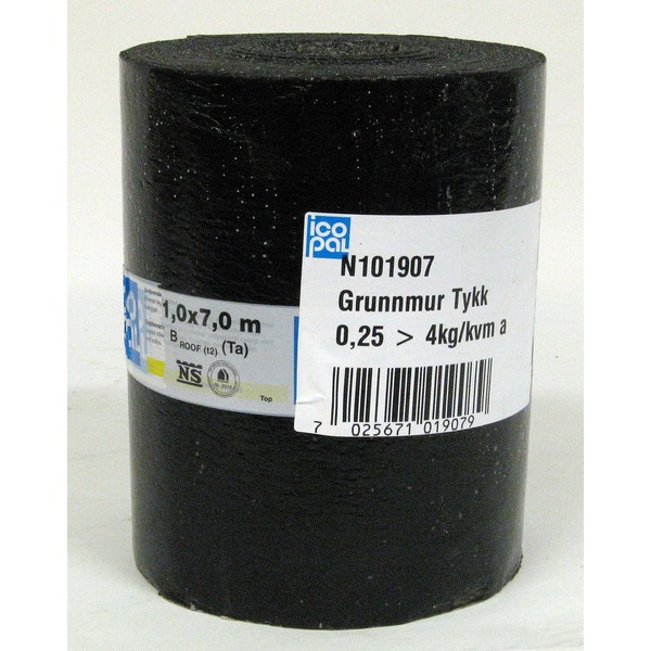 GRUNNMURPAPP TYKK 0,25X7M ICOPAL