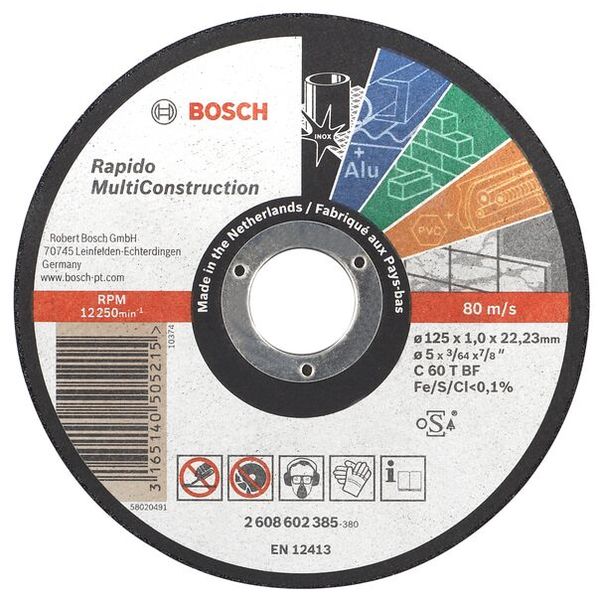 KAPPESKIVE RAPIDO 115X1,0X22,23MM M