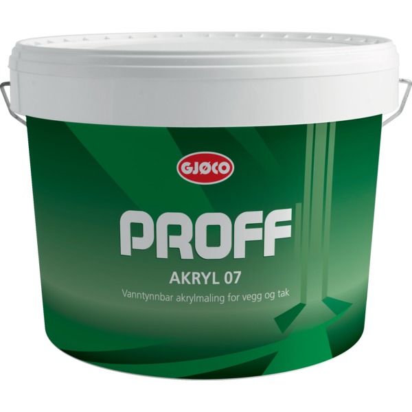 PROFF AKRYL 07 BASE HVIT  9 L