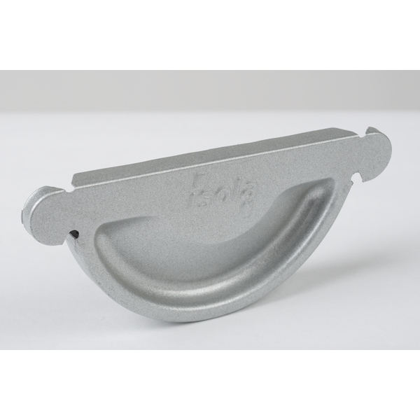 ENDESTYKKE STÅL 125MM SILVER